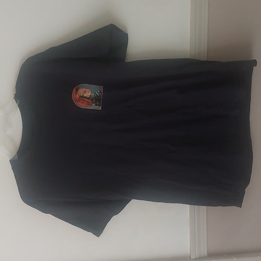 Hybrid Apparel Chucky Childs Play Black Graphic Tshirt Woman Sz L